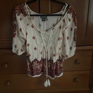 BOHO FLOWY SHIRT